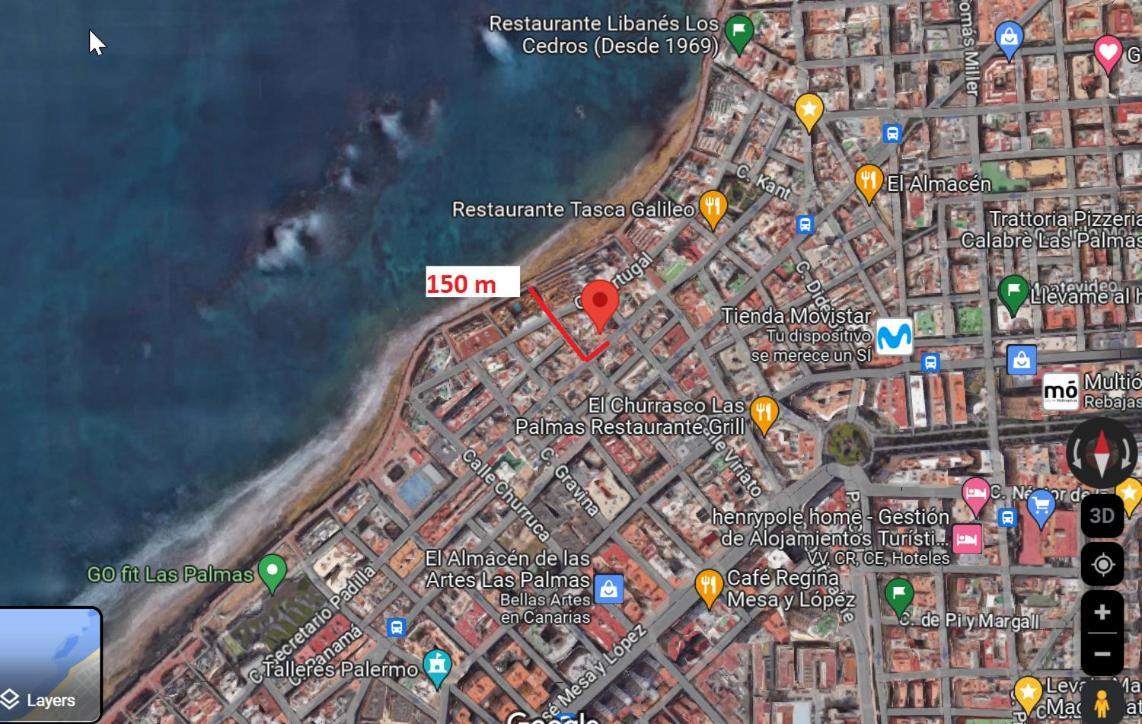 Studio In Las Canteras Beach Las Palmas de Gran Canaria Extérieur photo